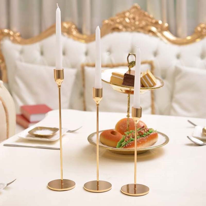 Junips | 3-piece set metal candle holder