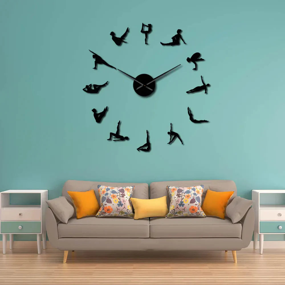 Junips | Pilates Poses DIY Wall Clock