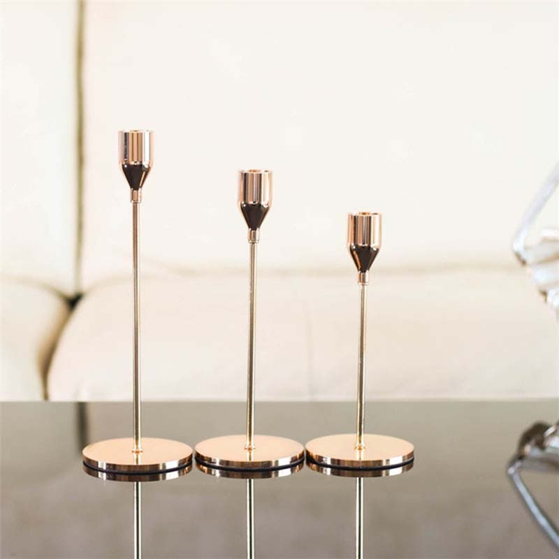 Junips | 3-piece set metal candle holder