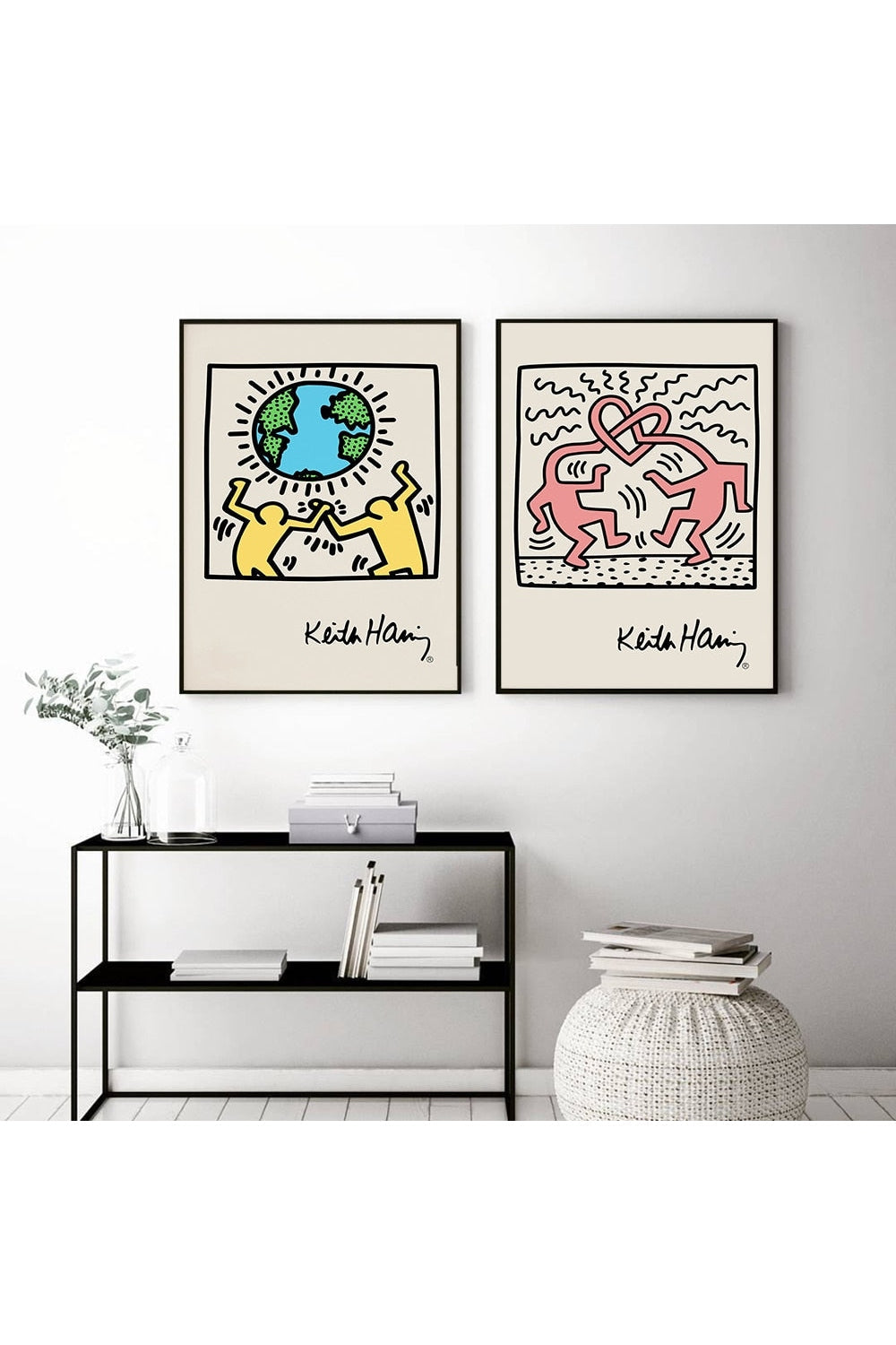 Junips | Keith Haring Inspired Canvas Art