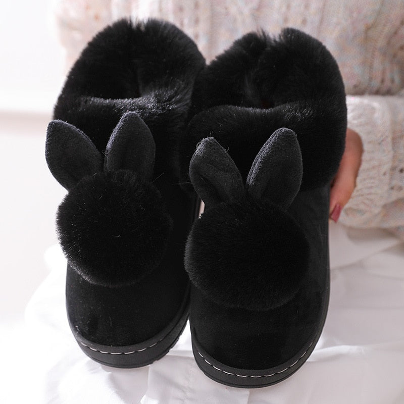 Junips | Cozy women's slippers with bunny ears