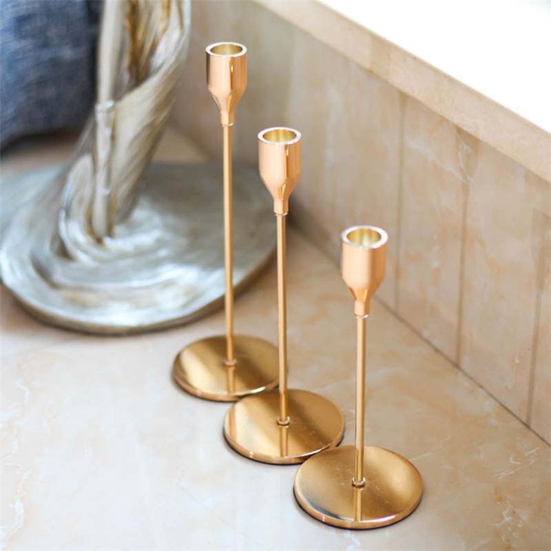 Junips | 3-piece set metal candle holder