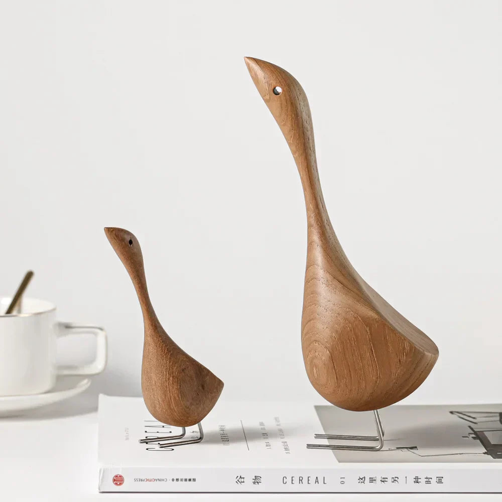 Junips | Nordic Wood Goose Figures