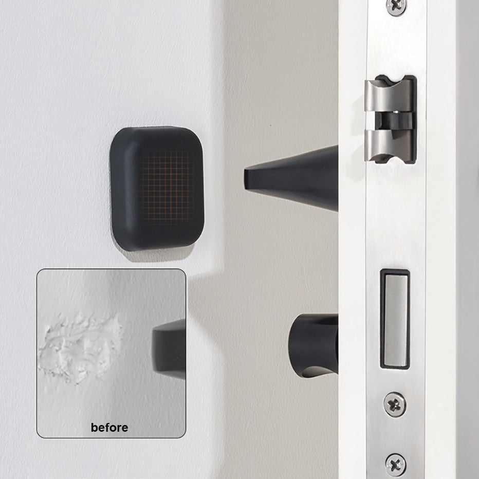 Junips | Silicone Door Stopper Buffer with Self-Adhesive Sound-Dampening Anti-Shock Protection for DIY Wall Protection