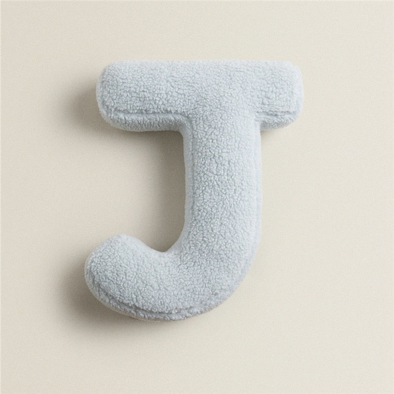 Junips | Alphabet Letter Fleece Pillow