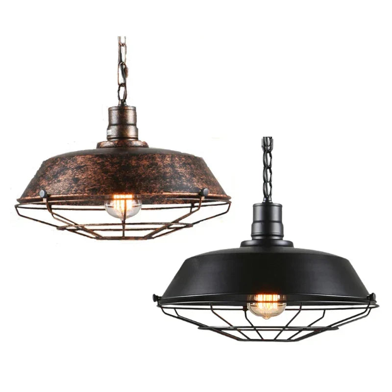 Junips | Vintage Loft Pendant Light: Industrial Retro Iron Ceiling Light Chandelier for Living Room, Restaurant, Bar, Kitchen