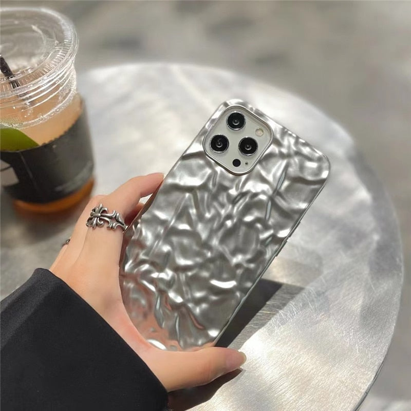 Junips | Aluminium Foil Pattern iPhone Case