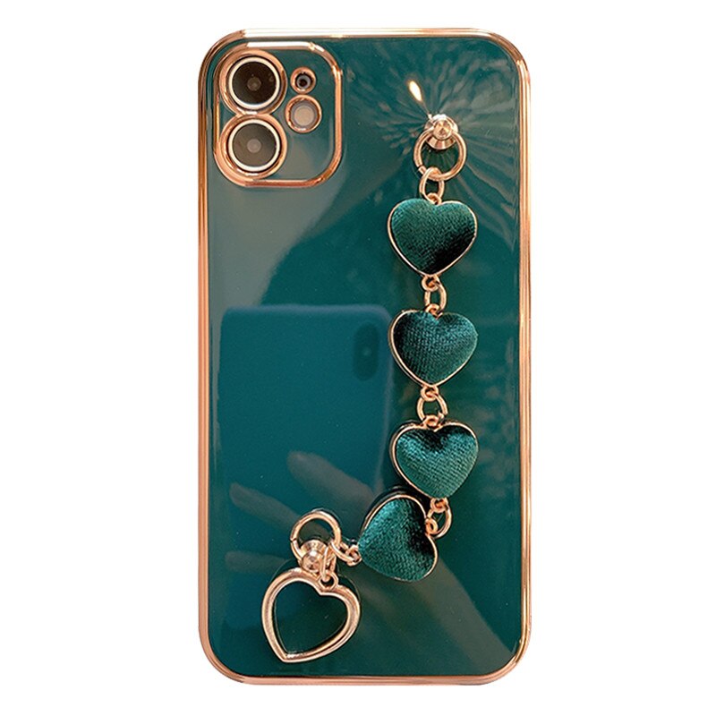 Junips | Precious Metal Heart iPhone Case