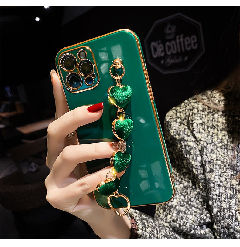 Junips | Precious Metal Heart iPhone Case