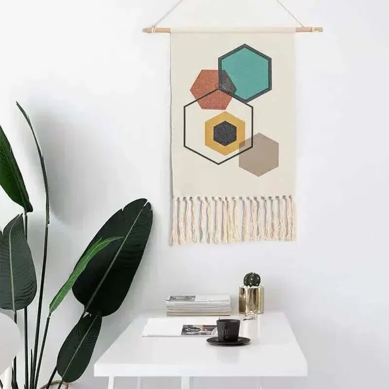 Junips | Macrame Hanging Cotton Rug