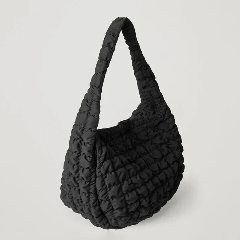 Junips | Cross Quilt X-Large Shoulder Bag