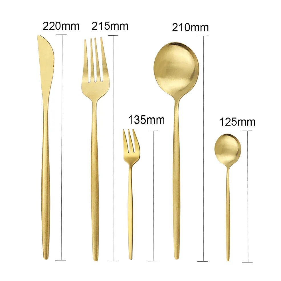 Junips | High-Quality Stainless Steel Cutlery Set for 6 People - Elegant Cutlery Collection