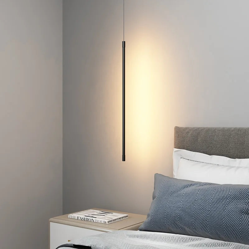 Junips | Nordic LED Pendant Light: Minimalist design with creative lines, perfect for the bedroom, dining area