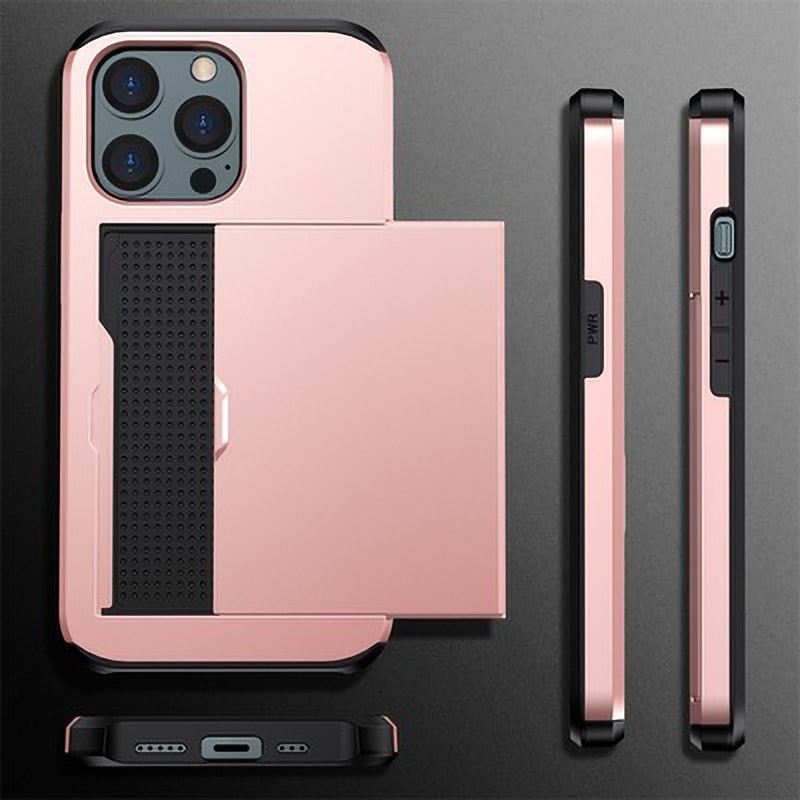 Junips | Business Armor Slide Wallet iPhone Case