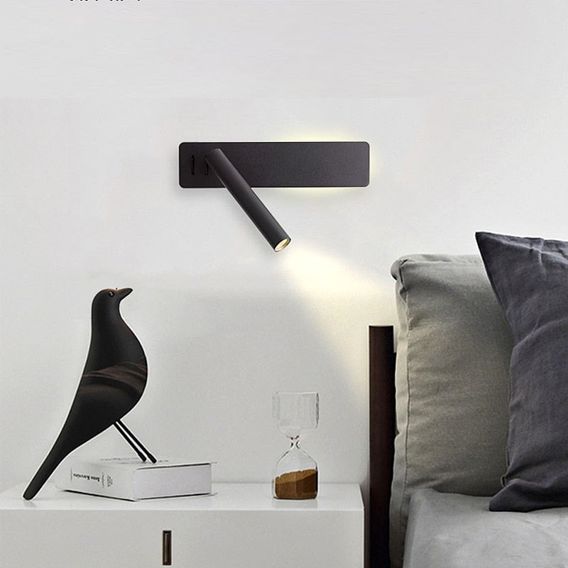 Junips | Rotatable LED Reading Wall Light for the Bed