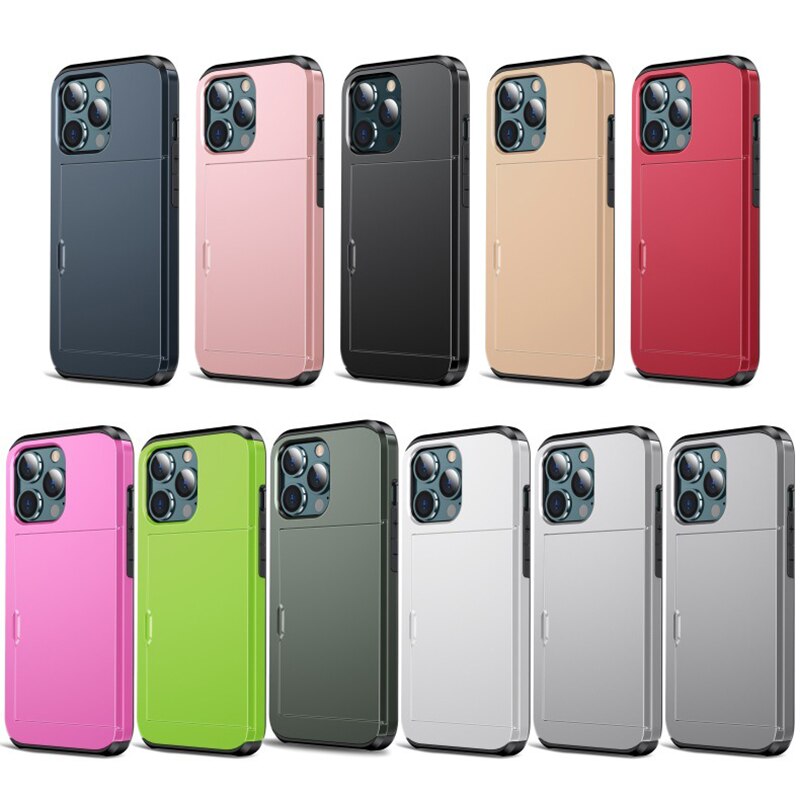 Junips | Business Armor Slide Wallet iPhone Case