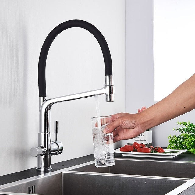 Junips | Double Outlet Drinking Water Faucet Filtered Kitchen Faucets