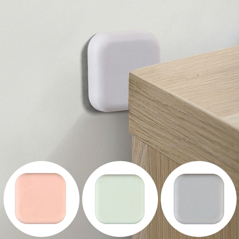 Junips | Silicone Door Stopper Buffer with Self-Adhesive Sound-Dampening Anti-Shock Protection for DIY Wall Protection