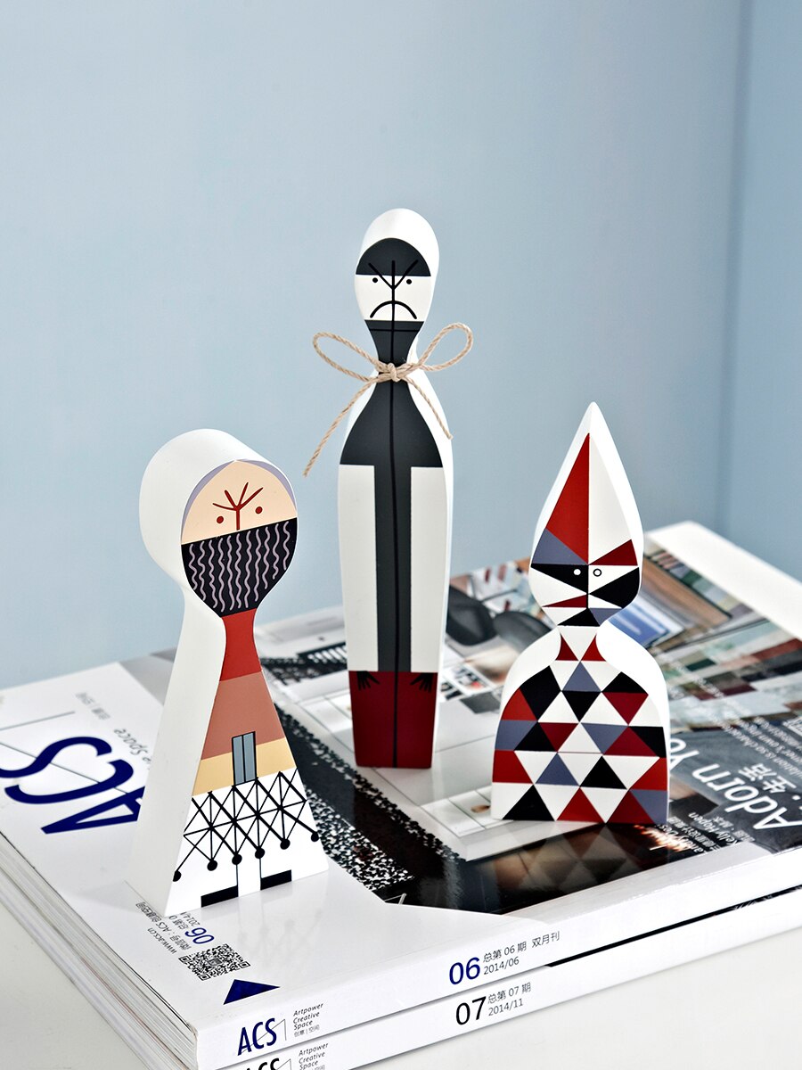 Junips | Home Decoration Living Room Kawaii Accessories Sculptures & Figures Character Shapes Cute Wood Handmade Europe Household Items