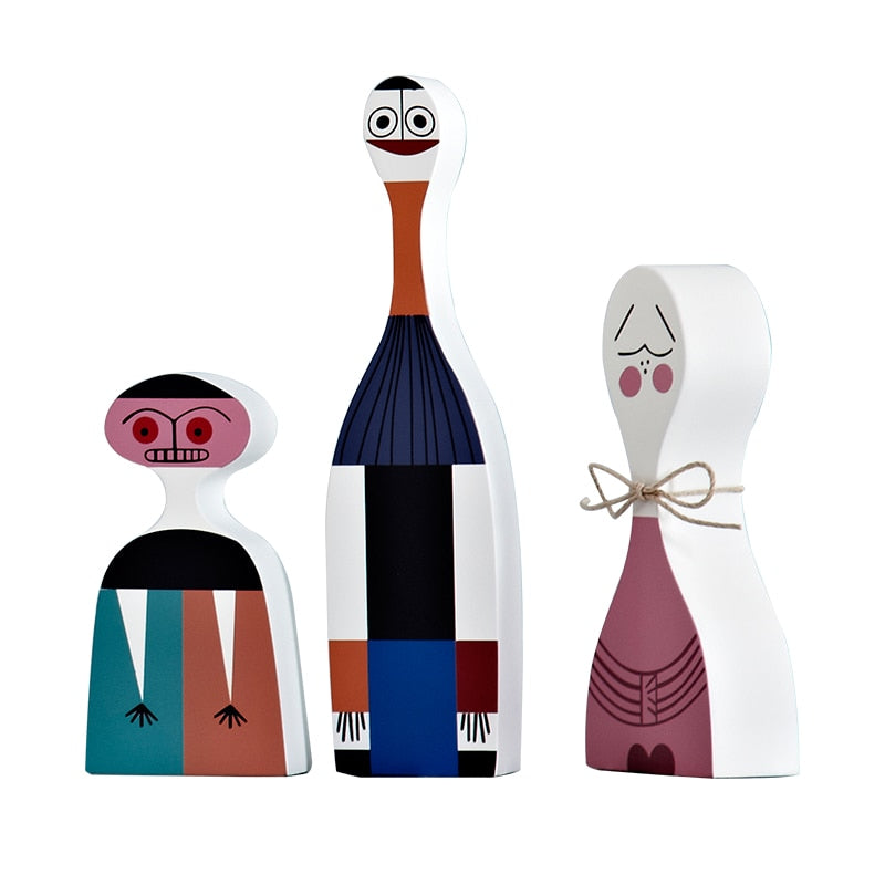 Junips | Home Decoration Living Room Kawaii Accessories Sculptures & Figures Character Shapes Cute Wood Handmade Europe Household Items