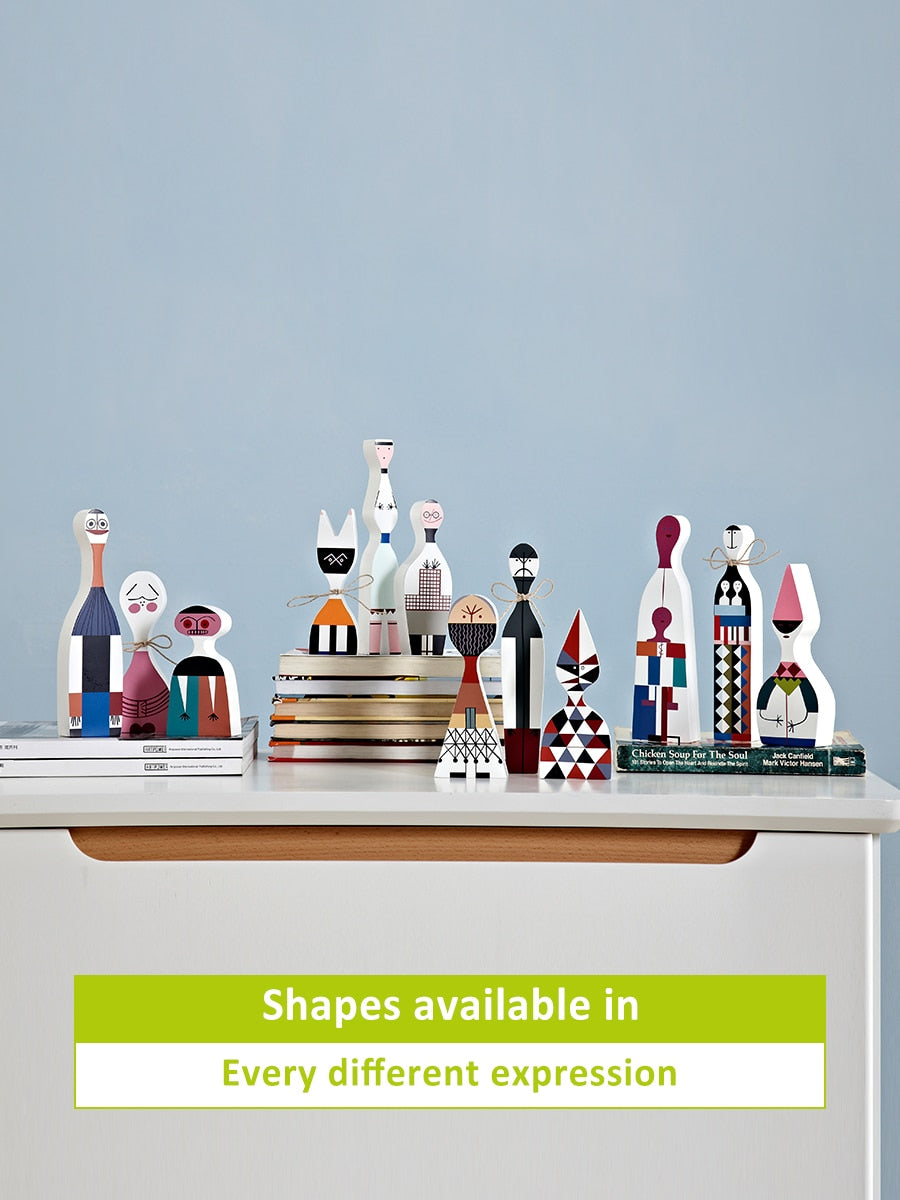 Junips | Home Decoration Living Room Kawaii Accessories Sculptures & Figures Character Shapes Cute Wood Handmade Europe Household Items
