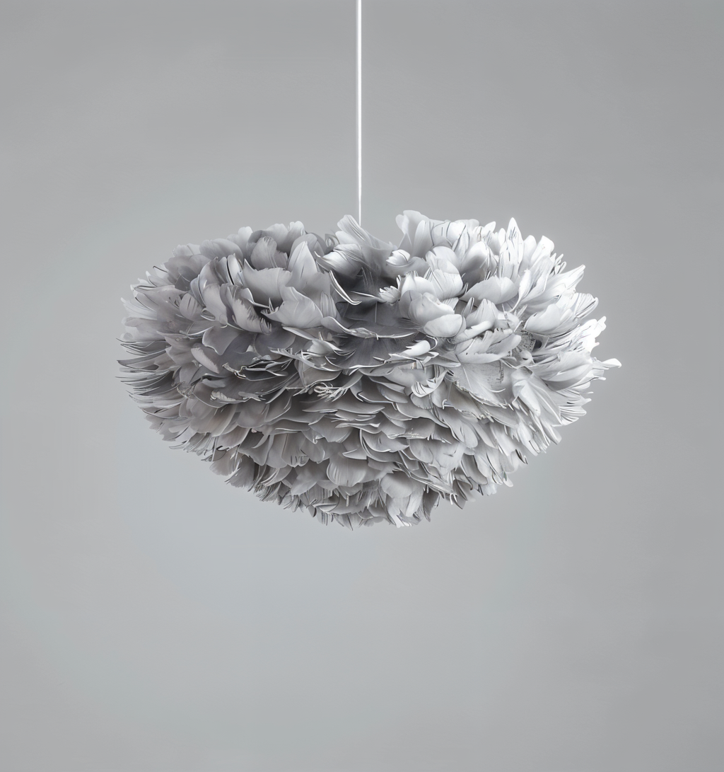 Junips | Dreamcatcher Feather Chandelier - Handmade, adjustable pendant light