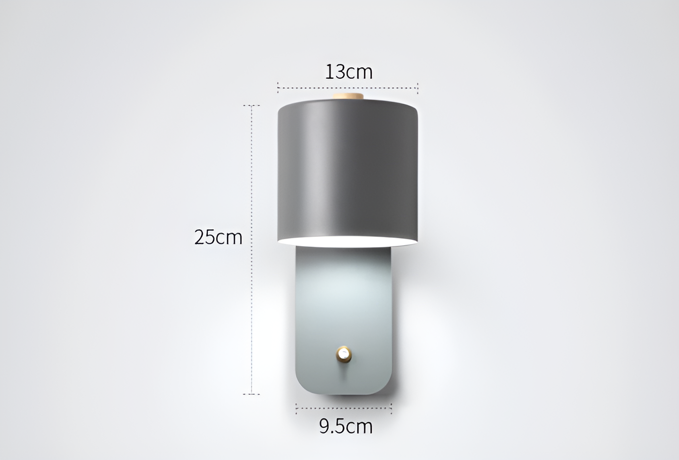 Junips | EasyPush WallLight - Rotatable Mini Cylinder LED Lamp