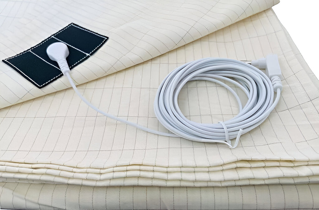 Junips | High-Quality Conductive Grounding Sheet - Grounded Fitted Sheet - Single/Double Grounding Fitted Sheet