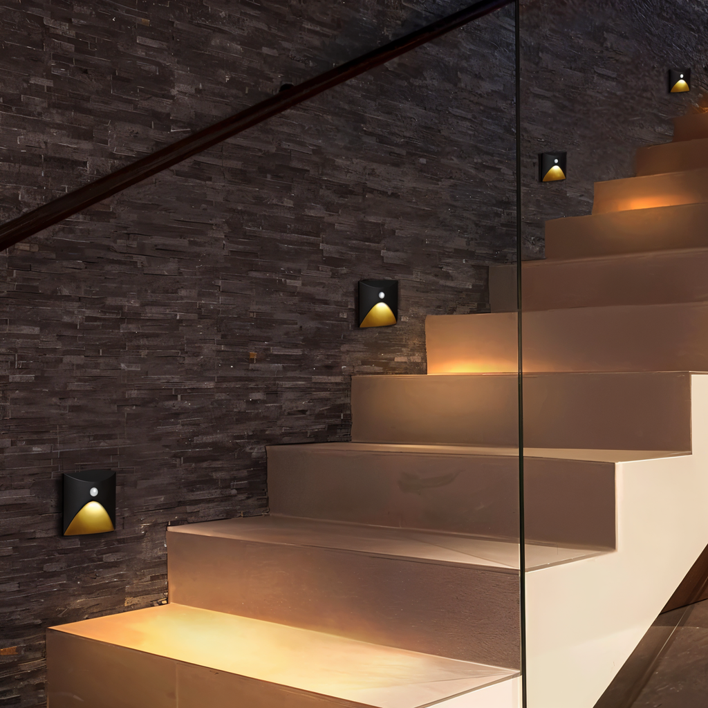 Junips | LuminiPath - Waterproof IP65 Wall Light - Indoor and Outdoor Wall Light - Motion Sensor Wall Light LED