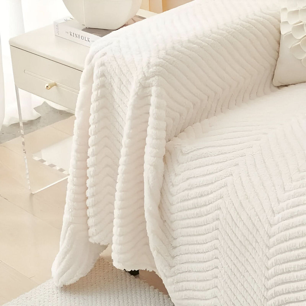Junips | LuxuraWrap Sofa Cover – Non‑Slip Pet‑Friendly Couch Protector