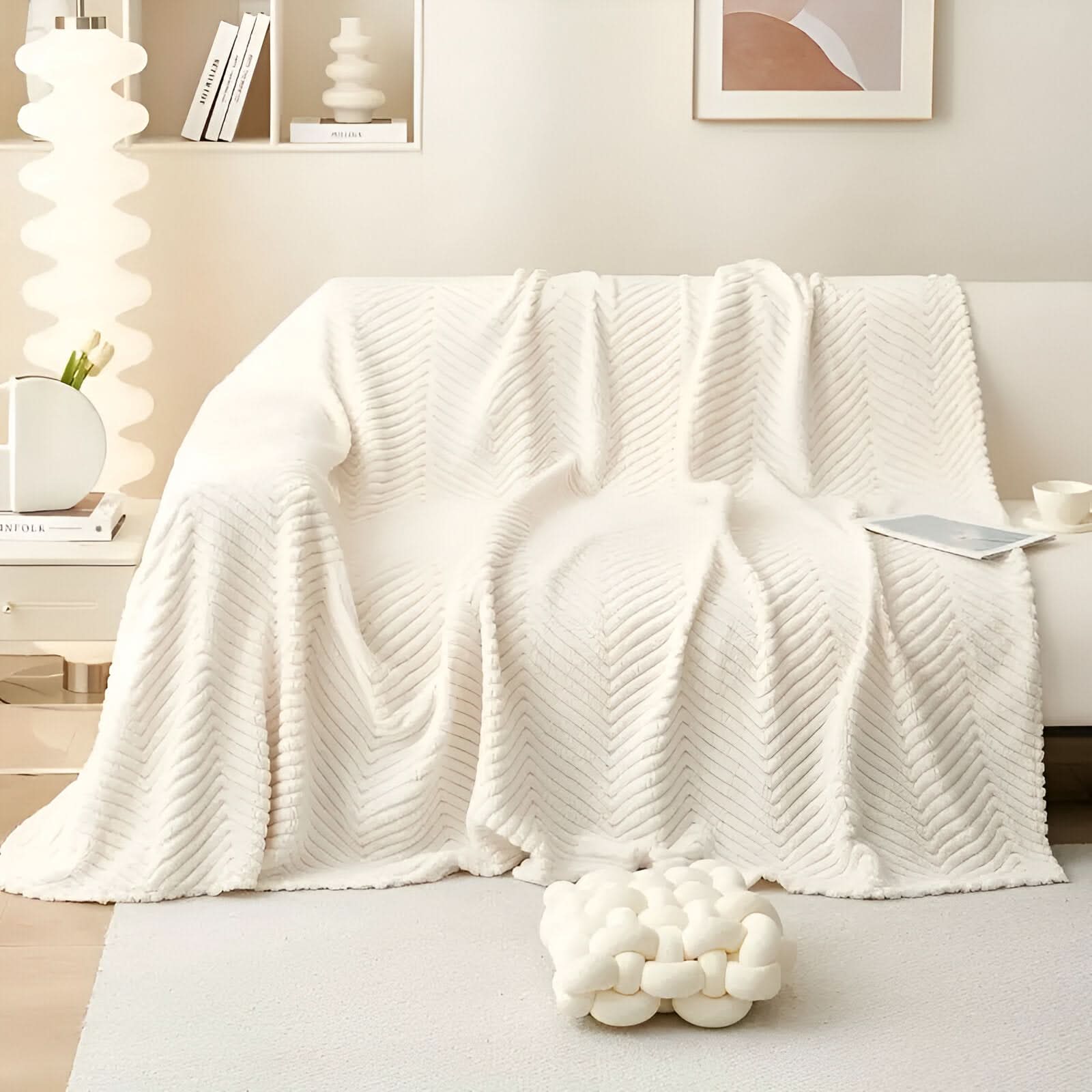 Junips | LuxuraWrap Sofa Cover – Non‑Slip Pet‑Friendly Couch Protector