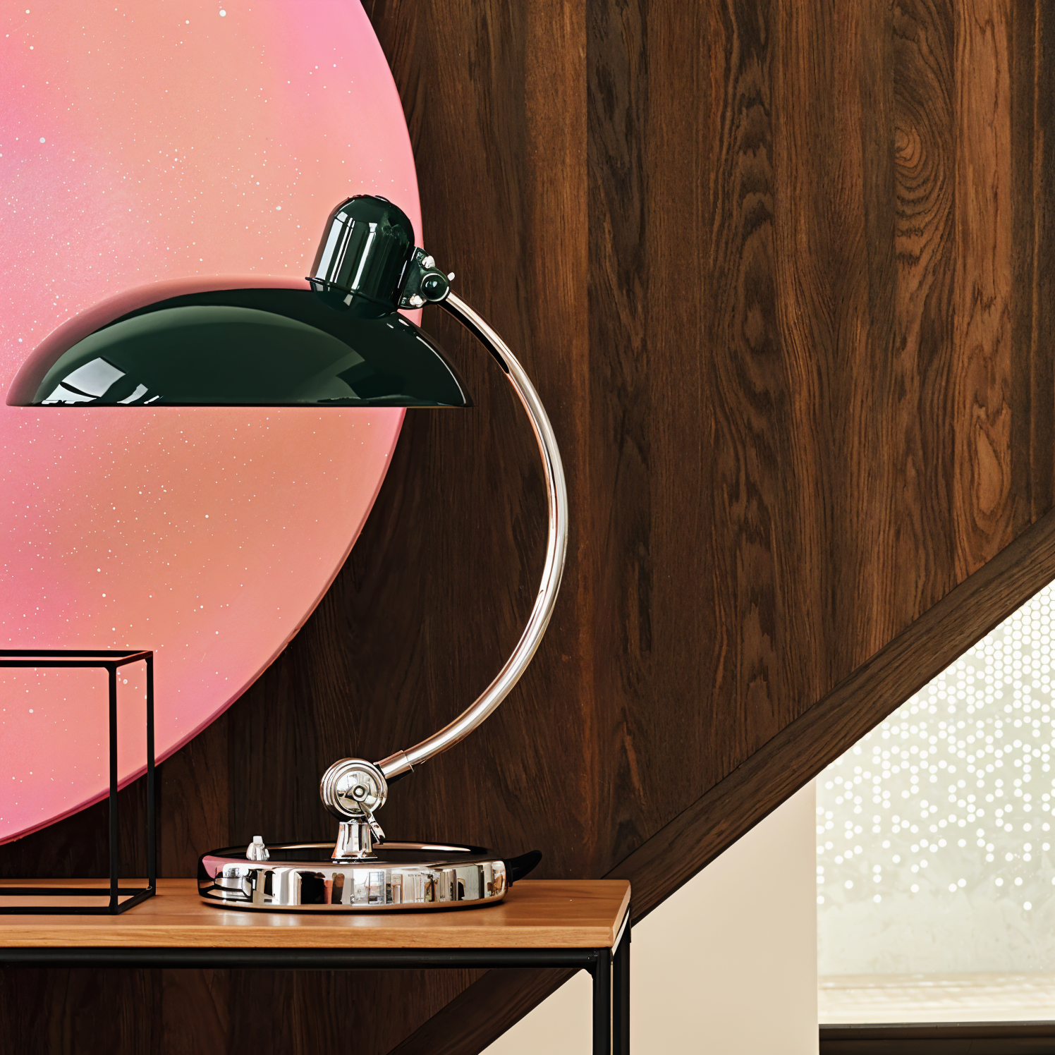 Junips | NostaChic | Adjustable Vintage Iron Dome Table Lamp for Desk & Reading Corners