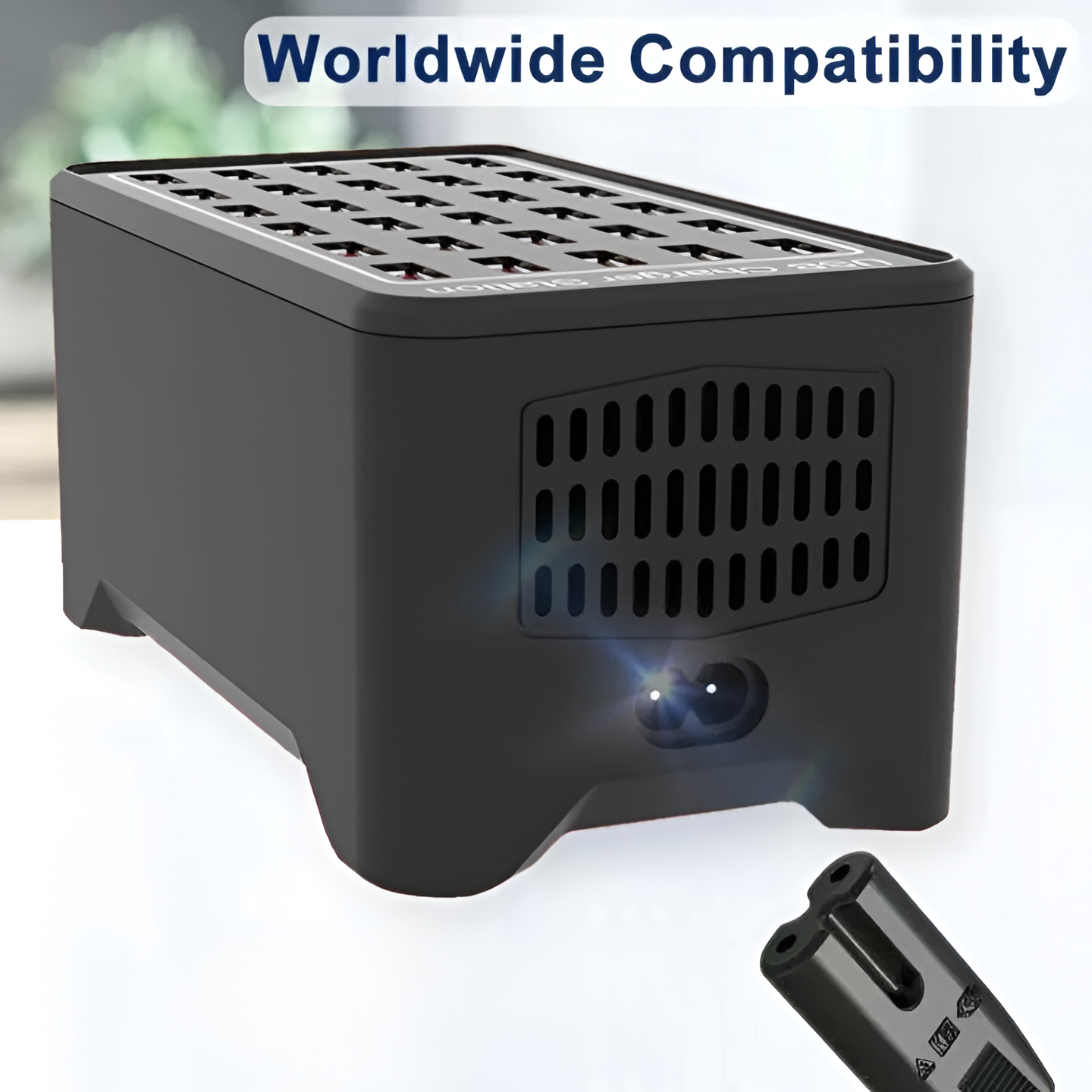 Junips | PowerPort Pro 30 - Universal Multi-USB Charging Station with 30 Ports
