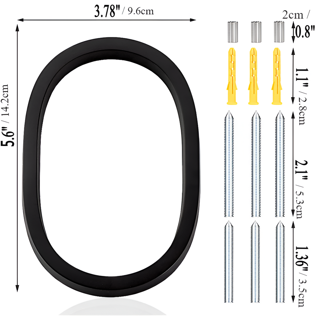 Junips | Black Full House Number - House Number Modern - House Number Sign