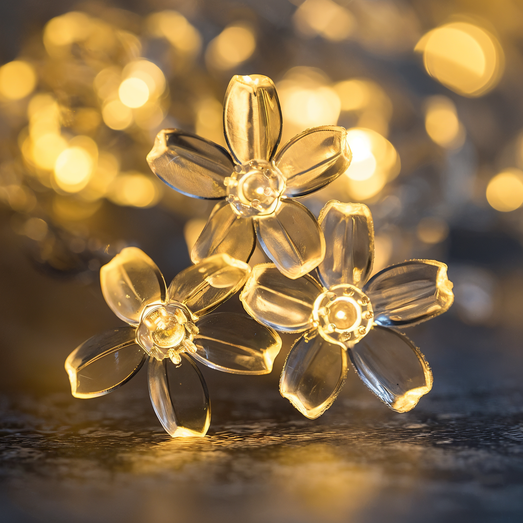 Junips | Sparkle String Lights - Decorative Ball, Flower, Star, Snowflake LED String Lights