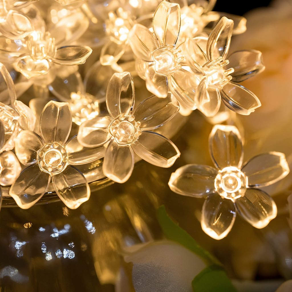Junips | Sparkle String Lights - Decorative Ball, Flower, Star, Snowflake LED String Lights