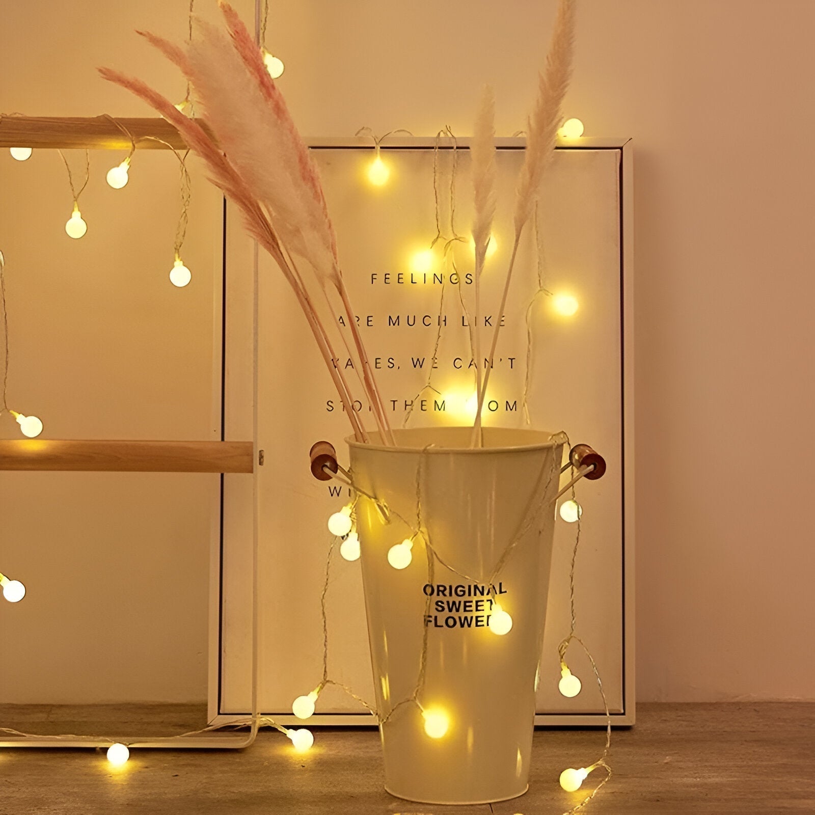 Junips | Sparkle String Lights - Decorative Ball, Flower, Star, Snowflake LED String Lights