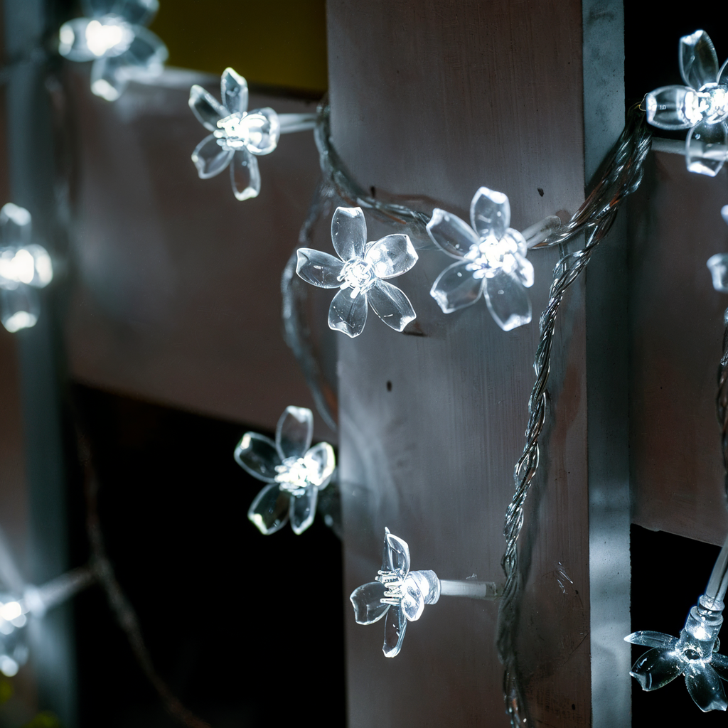 Junips | Sparkle String Lights - Decorative Ball, Flower, Star, Snowflake LED String Lights