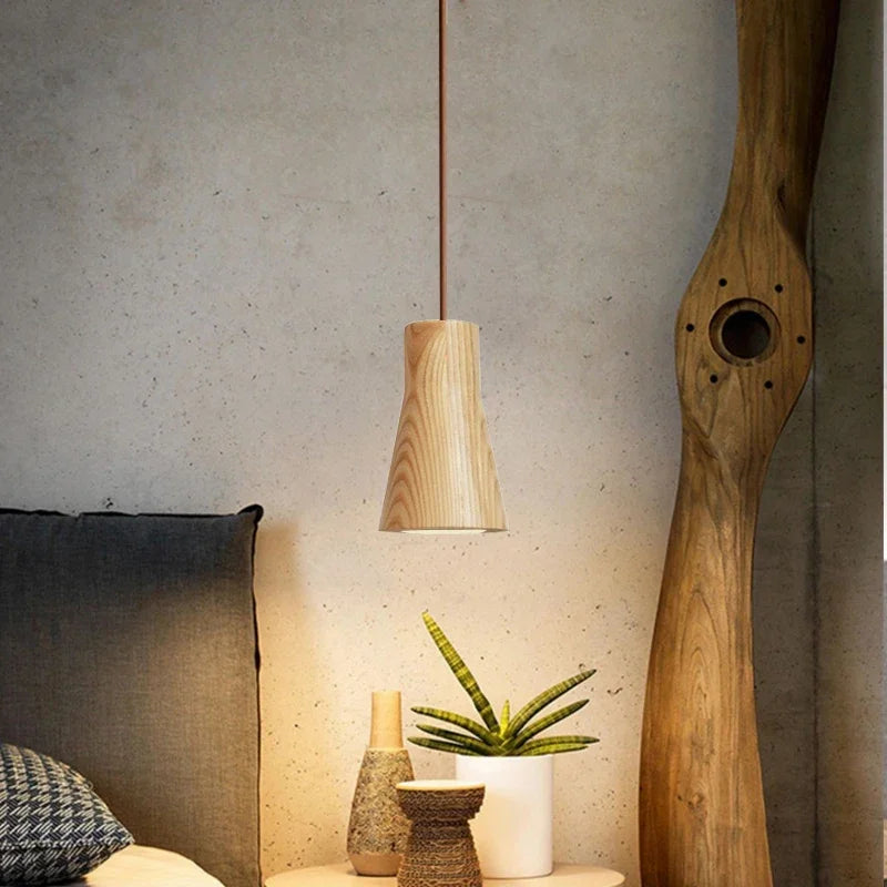 Junips | SkandicGlow | Scandinavian pendant lamp made of wood