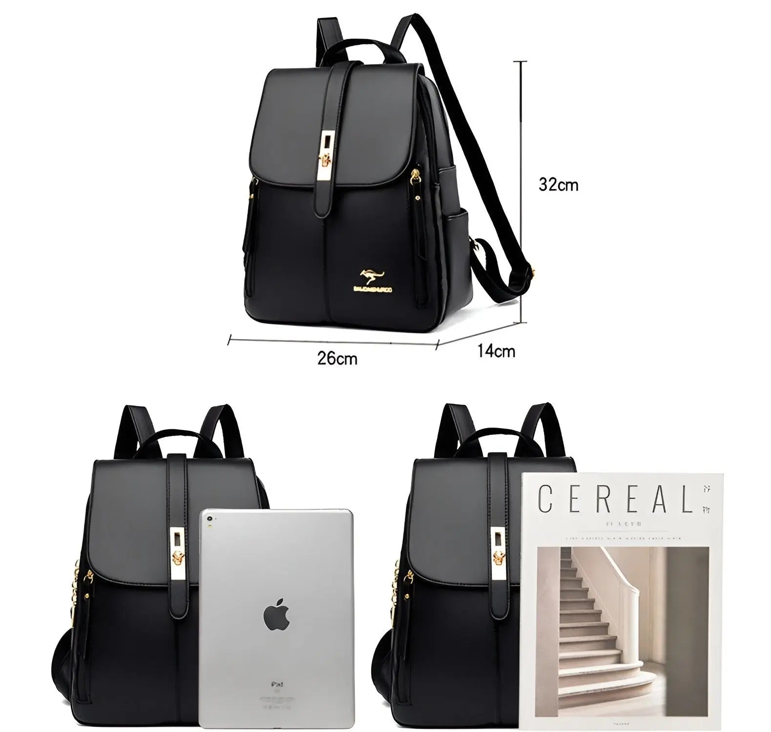 Junips | Alena Backpack - Luxurious and High-Quality Leather Women's Handbag