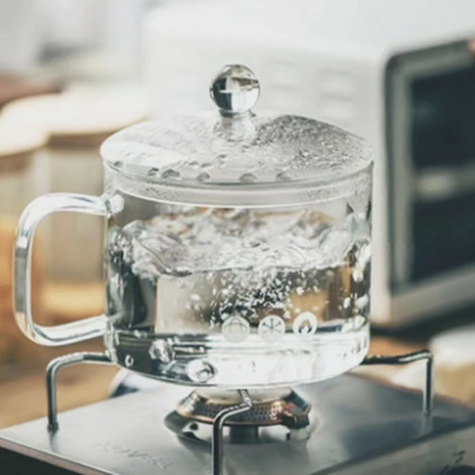 Junips | Glass heat-resistant cooking pot