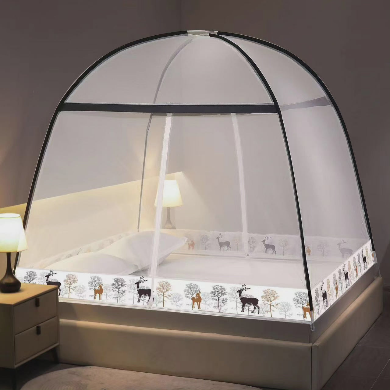 Junips | Collapsible Mosquito Net (5by6) BlackNov