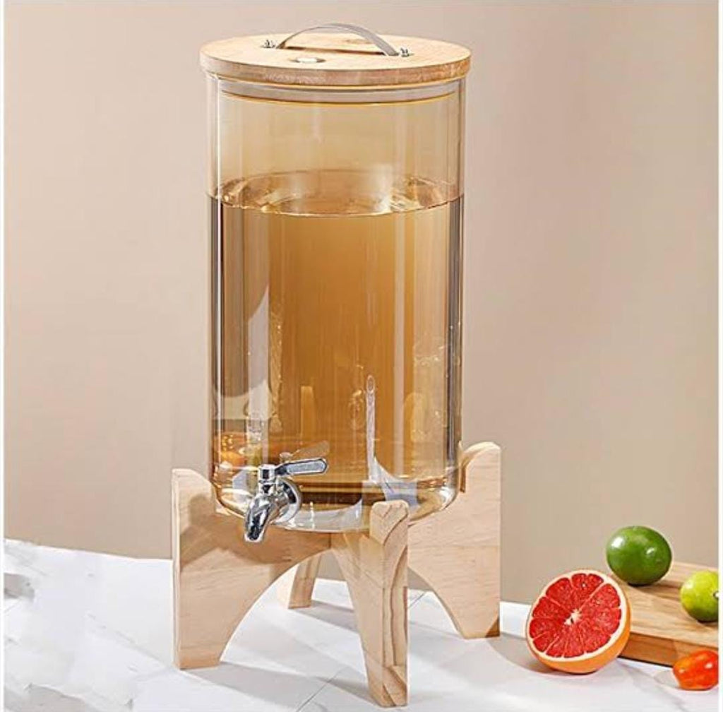 Junips | 3.6 L Glass Container with Bamboo Stand