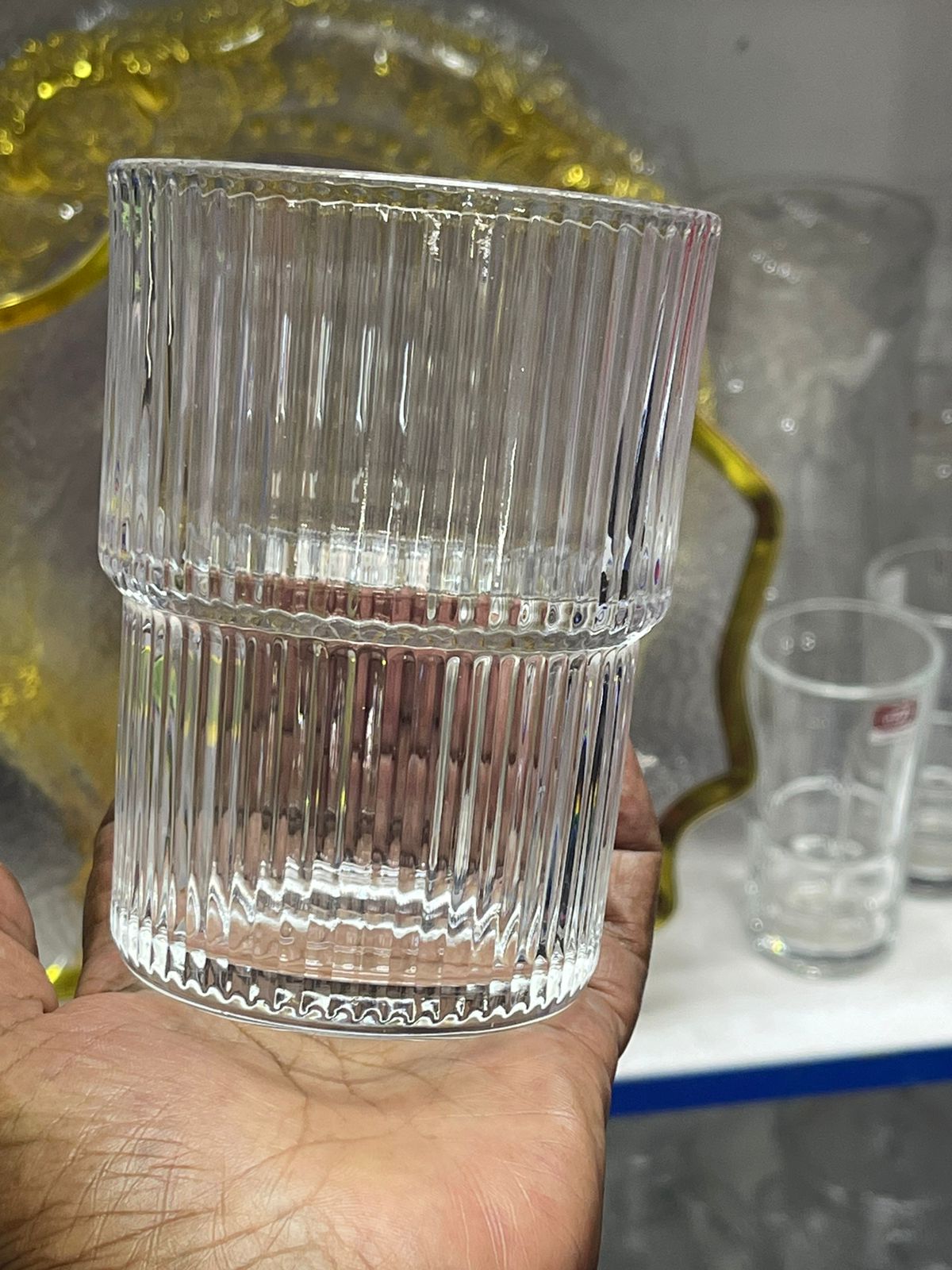 Junips | 6Pc ribbed glasses