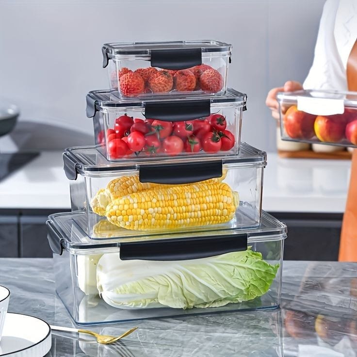 Junips | 4 piece refrigerator storage containers