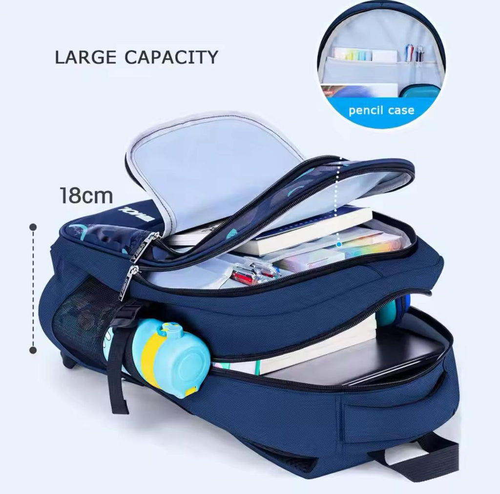 Junips | Large School Backpack for Kids  
Waterproof Backpack
