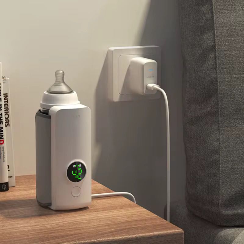 Junips | Rechargeable Portable Travel Bottle Warmer Black Nov
