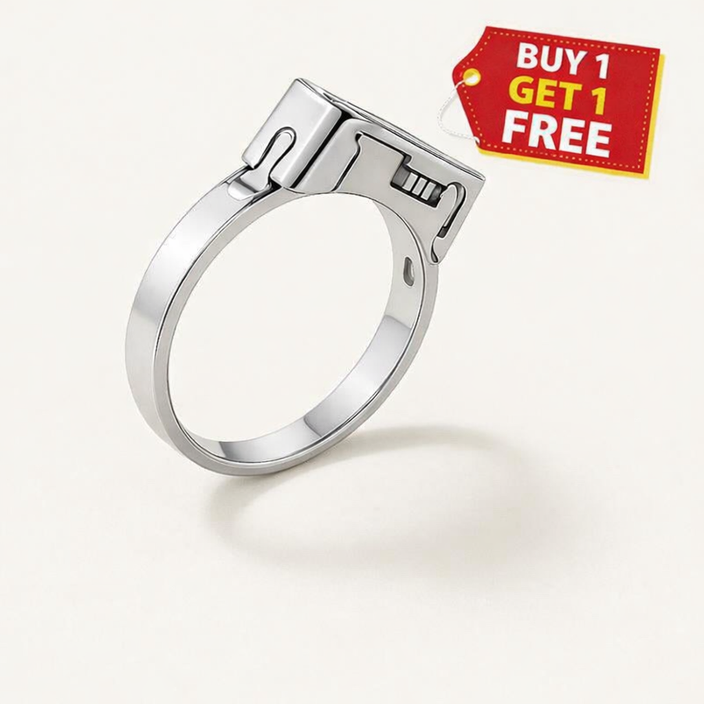 Elegant Self-Defense Ring - Style Meets Safety!