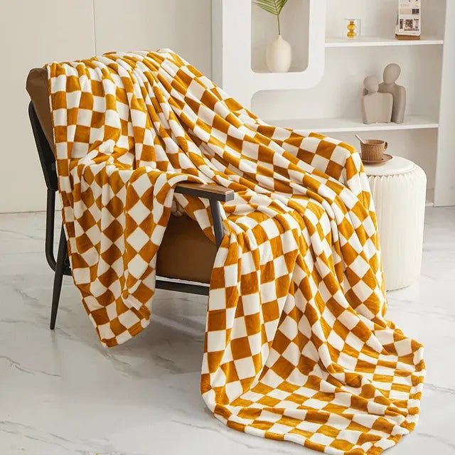 Junips | Trendy Chessboard Blanket