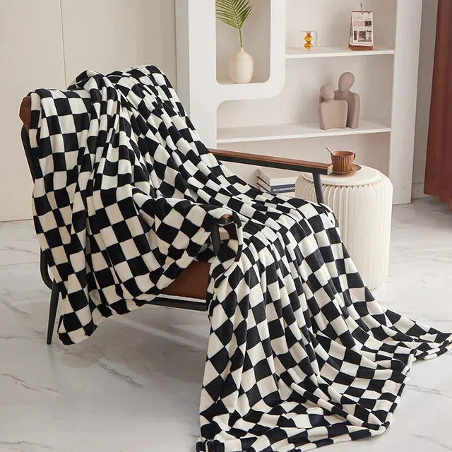 Junips | Trendy Chessboard Blanket